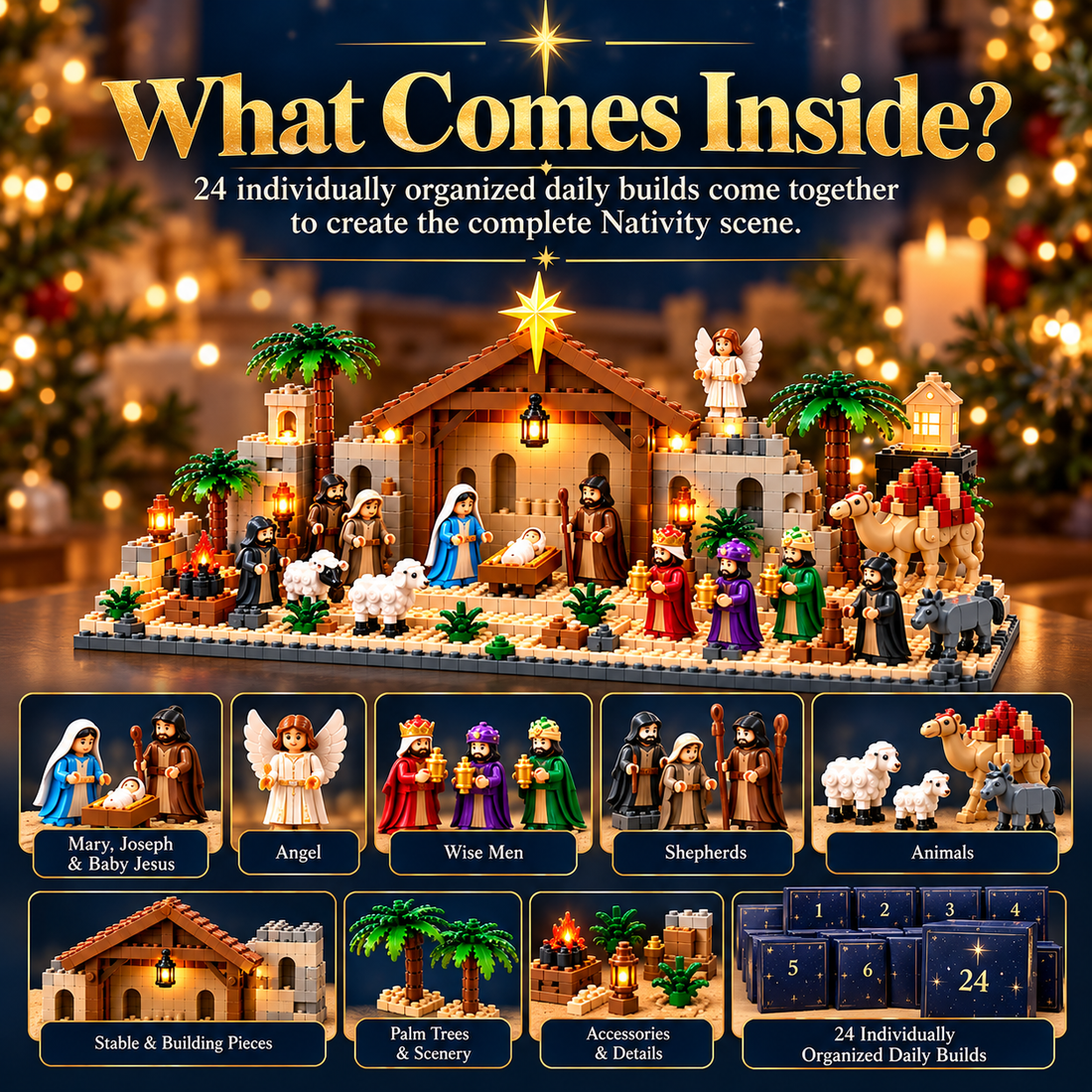 The Nativity build growing across the December countdown