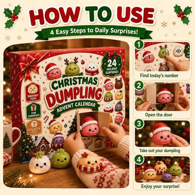 💥Last day 30% off 丨 Toaimer® 🎄2026 Christmas Mini Squishies Advent Calendar🎁
