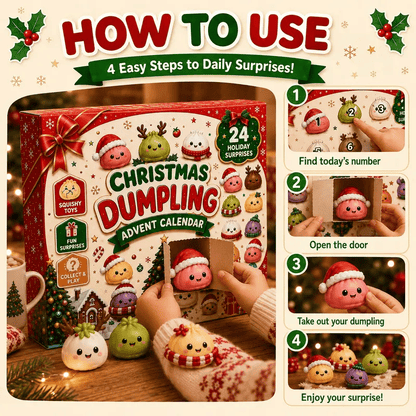 💥Last day 30% off 丨 Toaimer® 🎄2026 Christmas Mini Squishies Advent Calendar🎁