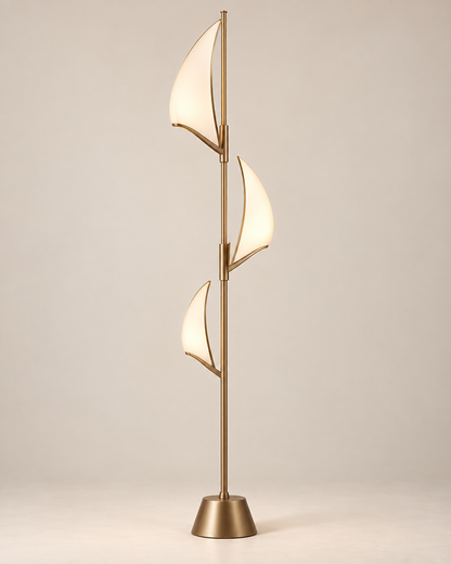 rayttrig Wingline — Triple Shade Floor Lamp